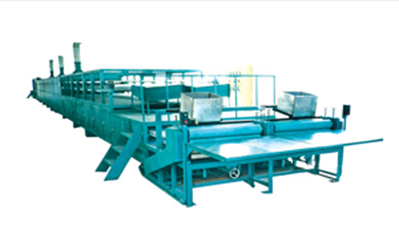 双层双排油导热上光机